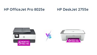 HP OfficeJet Pro 8025e vs HP DeskJet 2755e Which Printer to Choose [upl. by Orsini]