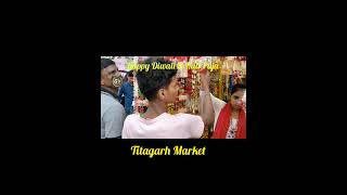 titagarhmarket diwaliampkalipuja2024 hindufestival vlogs [upl. by Aggy962]