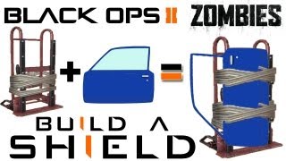 Build a Zombie Shield Tutorial  Call of Duty Black Ops 2 Zombies PS3  Xbox 360 ᴴᴰ [upl. by Yukio]