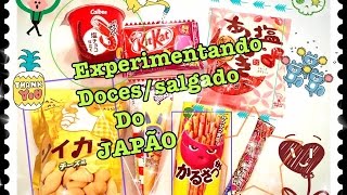 Experimentando docessalgado do Japão [upl. by Neelhsa]