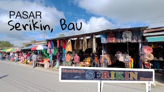 vlog Ep 17  pasar Serikin Sarawak sempadan MalaysiaIndonesia kembali beroperasi selepas PKPMCO [upl. by Wylie589]