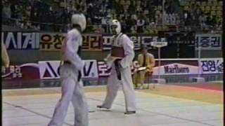 1989 World Tae Kwon Do Championships 70KG Finalmpeg [upl. by Iatnwahs]