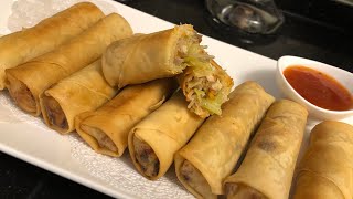 Recipe for spring rollLoempia [upl. by Fitzsimmons97]