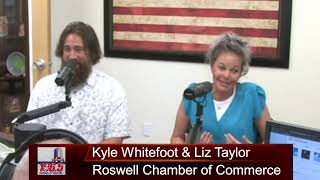 Kyle Whitefoot amp Liz Taylor with Louie Mestas  Roswell Chamber of Commerce [upl. by Ursa]