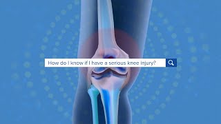 How to Tell if a Knee Injury is Serious  Yale Medicine Explains [upl. by Ecirp]