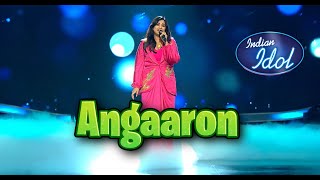 Angaaron live performance by Shreya Ghoshal  Indian idol Season 15 [upl. by Toh]