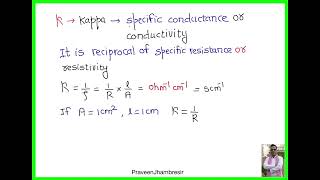 1 Conductance Specific Conductance [upl. by Ariane]