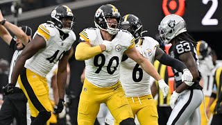 Best Steelers defensive plays vs Raiders  Week 6 [upl. by Wivinia]