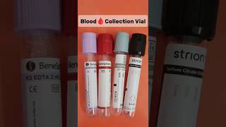 Blood collection vial and tests ll 😱viral medicallabtechnology vial subscribe bloodtest [upl. by Maharva90]