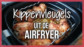 Kippenvleugels uit de Airfryer met Frietjes recept [upl. by Tarrsus]