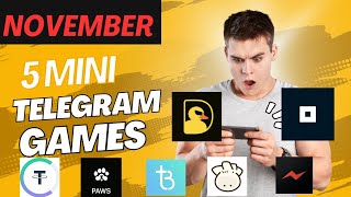 5 Telegram Games You Need to Focus On  Telegram Mini App  Telegram Mini Games [upl. by Proud]