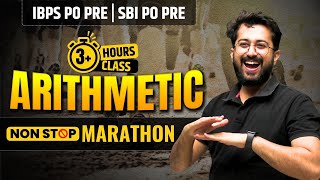 🔥 Arithmetic Marathon  Quant Marathon  IBPS PO Pre 2023  SBI PO Pre 2023  Aashish Arora [upl. by Rothstein]