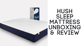 Hush Sleep Memory Foam Mattress Review amp Unboxing [upl. by Ahseiuqal]