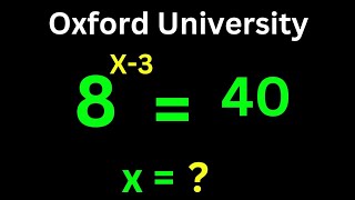 A very tricky Oxford University Admission Exam  Entrance Aptitude Test  Find x [upl. by Munmro]