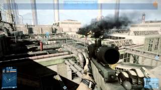 Battlefield 3 orange triangle plug Full auto boltaction rifle glitch [upl. by Asillam]