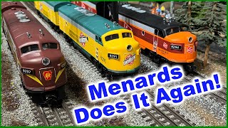 Menards Does It Again 3 New UltraAffordable O Gauge Diesels [upl. by Hovey]