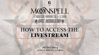 MOONSPELL  OPUS DIABOLICUM  ACESSING THE LIVE STREAM [upl. by Dabney818]