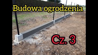 Ogrodzenie z siatki Budowa ogrodzenia cz 3 [upl. by Agnimod]