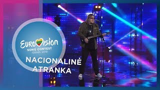 Šarūnas Mačiulis  „Traukinys“  Nacionalinė Eurovizijos atranka [upl. by Windy]