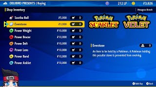 How to get an Everstone amp Soothe Bell Pokemon Scarlet amp Violet [upl. by Llenoil]