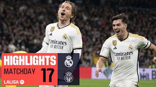 Resumen de Real Madrid vs Villarreal CF 41 [upl. by Yerfej]