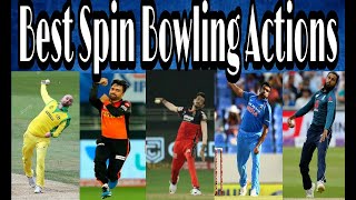 Top 10 Spin Bowlers  Wickets and Their Bowling Action [upl. by Adnamar]