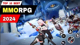 Top 10 Best MMO RPG 2024 for android iOS  High graphic games 2024 for mobile [upl. by Eveneg85]