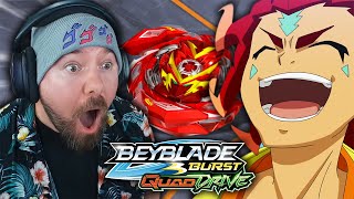 WHY DOES RASHAD HAVE VALTRYEK FIRST TIME WATCHING  Beyblade Burst QuadDrive Episode 6 REACTION [upl. by Neram285]