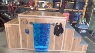 DIY IBC Tote Cold Plunge updatechiller plumbing and new accessorie [upl. by Lourdes]