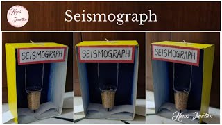 Seismograph Model for School Project [upl. by Ellenyl61]