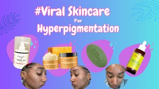 I Tried Viral Skincare for Hyperpigmentation So You Dont Have to  Giveaway CLOSED [upl. by Ynaffets380]