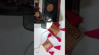 Beautiful Febric Latkan design ✂️shorts trending diy shortvideo [upl. by Ynahirb749]