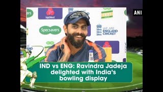 IND vs ENG Ravindra Jadeja delighted with India’s bowling display  Sports News [upl. by Norha]