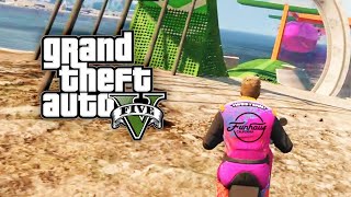 Race Into The Negative Zone  GTA 5 Funny Moments [upl. by Idorb]