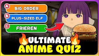 💖 ULTIMATE ANIME QUIZ  100 Openings Endings OST Manga Characters 4 Pics Voices 【EASY ➜ HARD】 [upl. by Ilrak]