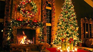 Top Christmas Songs of All Time 🎄 3 Hour Christmas Music with Fireplace The Original [upl. by Lehte]