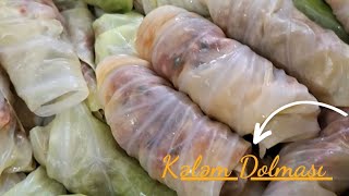 ƏN DADLI KƏLƏM DOLMASI KƏLƏM DOLMASI KƏLƏM DOLMASININ HAZIRLANMASI təbiət NATURE yemek sabah [upl. by Sukramed731]