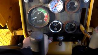 Starting and Driving a John Deere 450C Bulldozer [upl. by Ilrak]