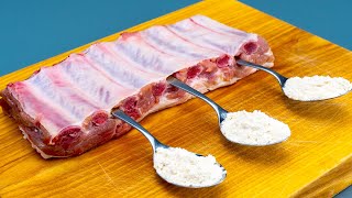 If you want perfect pork ribs without baking you should cook using the tail of the tablespoon [upl. by Krahling]