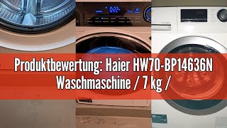 Produktbewertung Haier HW70BP14636N Waschmaschine  7 kg  A  beste Effizienz  InverterMotor [upl. by Natalia658]