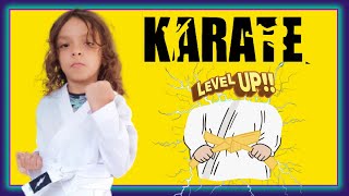 🥋TROCA DE FAIXA NO KARATE Davi subiu de level 💛 [upl. by Aniles]