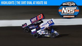 World of Outlaws NOS Energy Drink Sprint Cars  Route 66 Raceway  October 19 2024  HIGHLIGHTS [upl. by Oicnecserc]