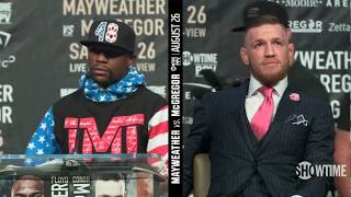 Floyd Mayweather vs Conor Mcgregor First Press Conference HD Full [upl. by Neerhtak]