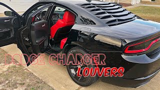 Dodge Charger Window Louver Installation [upl. by Maxi771]