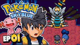 Pokemon Sky Blue Part 1 BEST NEW ROM HACK Rom Hack Gameplay Walkthrough English Translated [upl. by Ecinna849]