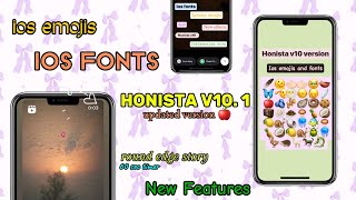 iOS Instagram for all Android Phones🍎  Honista v101  iOS emojis amp fonts  iOS reels amp stories [upl. by Elyn]