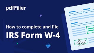 How to Fill Out a W4 Tax Form [upl. by Ardnoyek615]