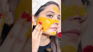 Glass Skin Face Pack  Effective Brightening SkinCare ❤️❤️ youtubeshorts skincare turmeric love [upl. by Llednil]