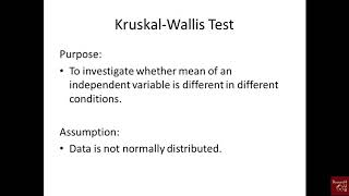 The KruskalWallis Test in R [upl. by Yffub169]