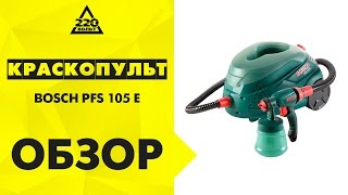 Краскопульт BOSCH PFS 105 E [upl. by Ewold992]